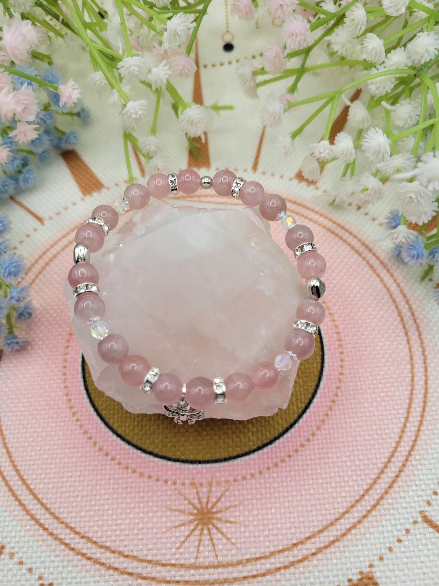 SV26 Lavender Rose Quartz Bracelet