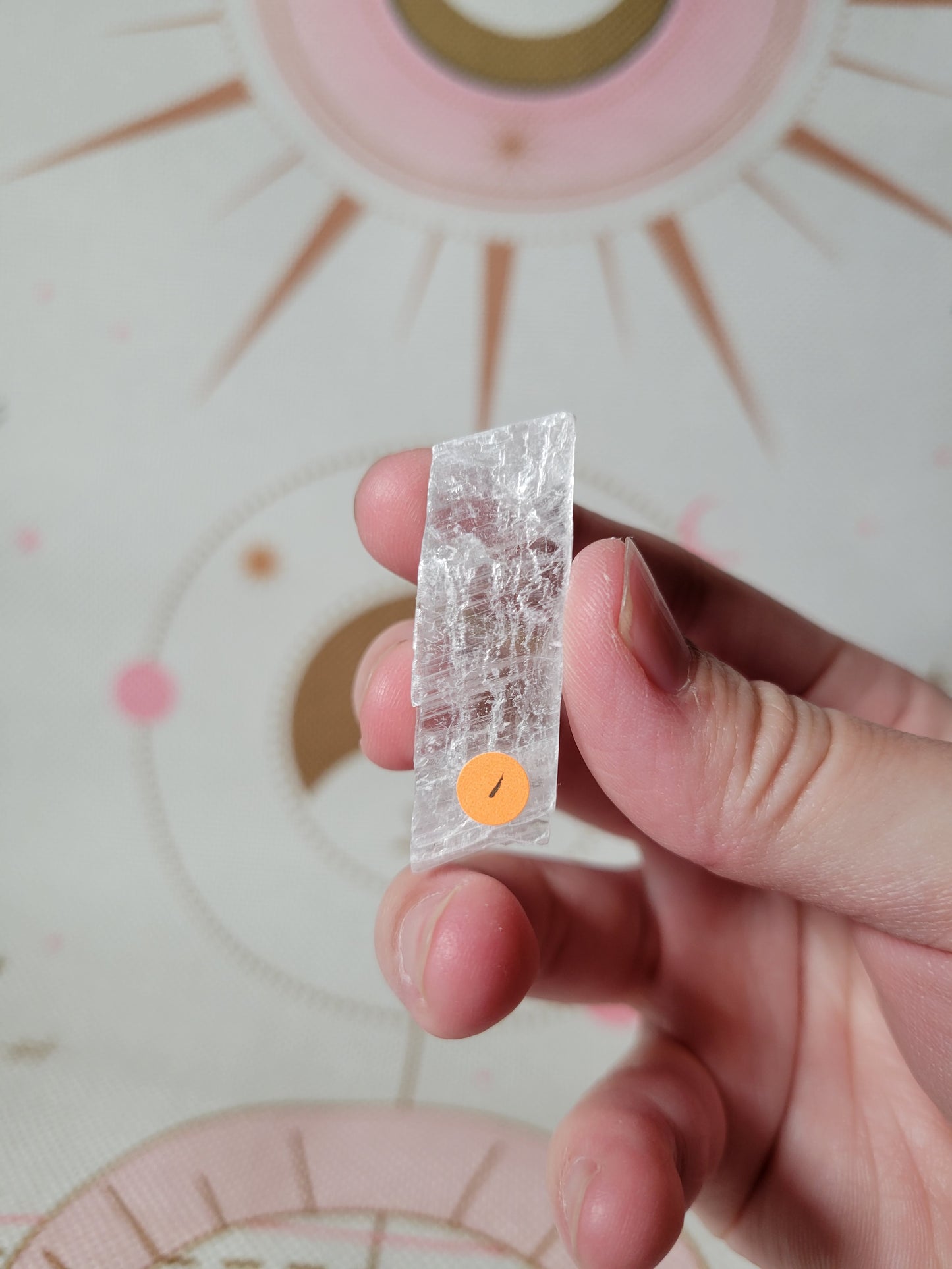 Small Raw Selenite Crystal Slab Piece 2SE