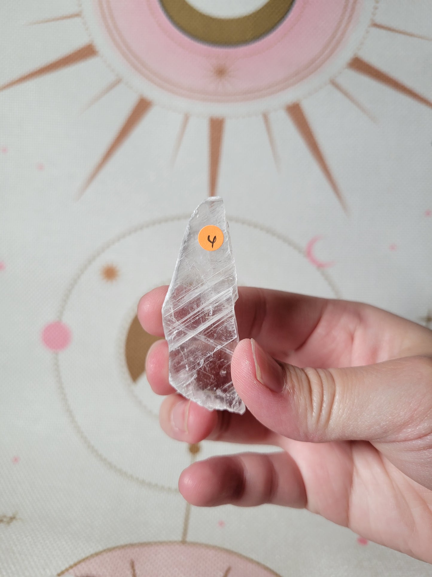 Small Raw Selenite Crystal Slab Piece 2SH