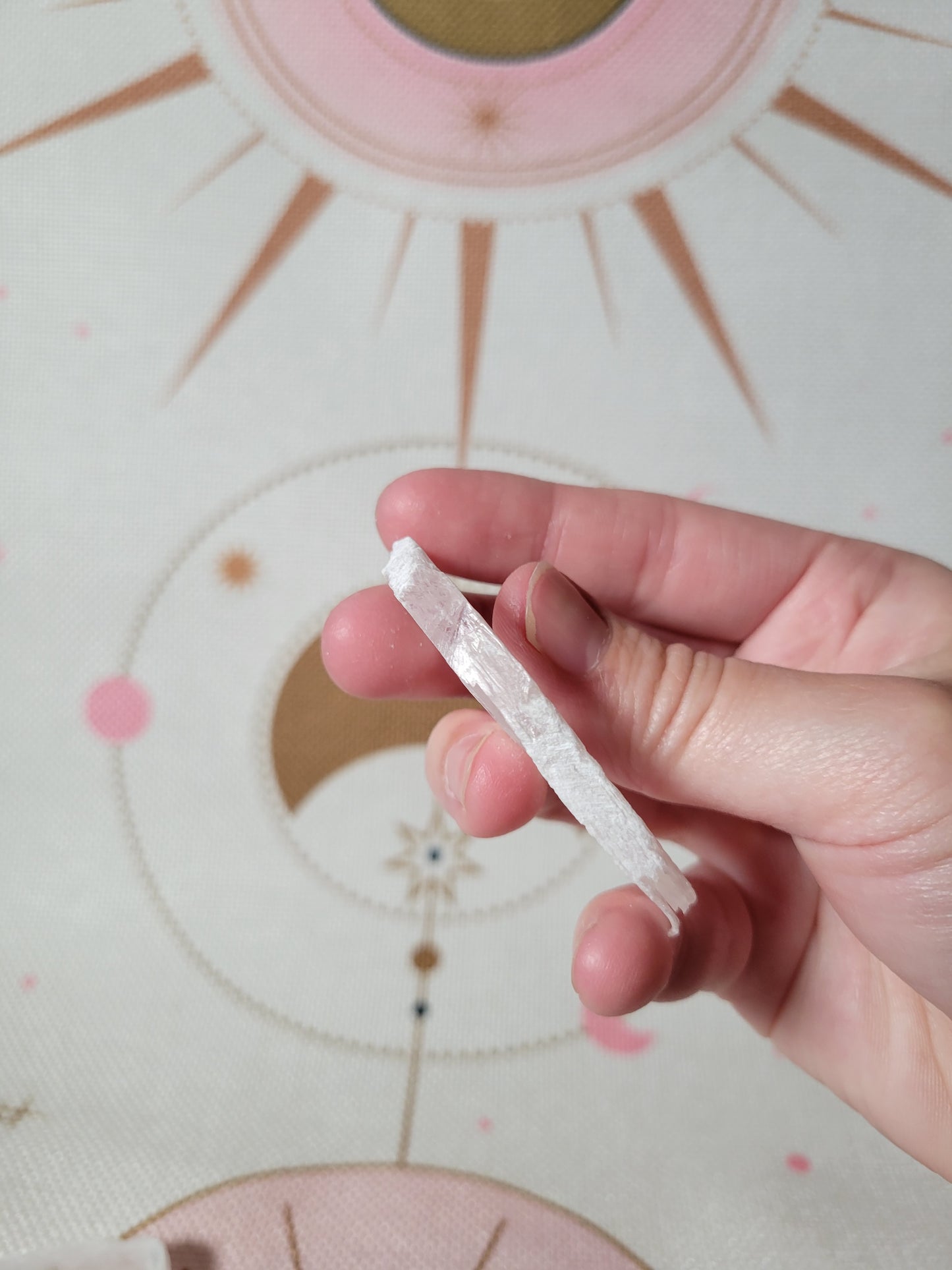 Small Raw Selenite Crystal Slab Piece 2SH