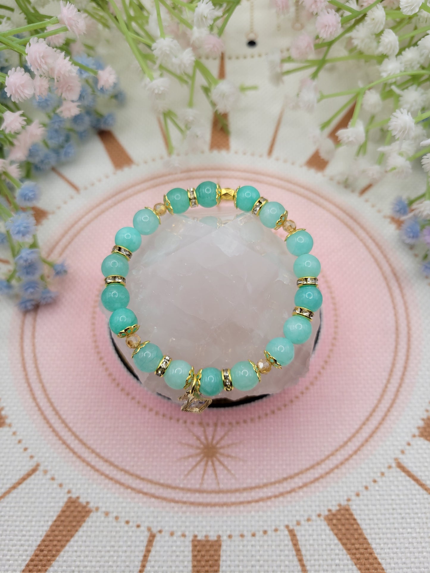 GD35 Emerald Green Chalcedony Bracelet