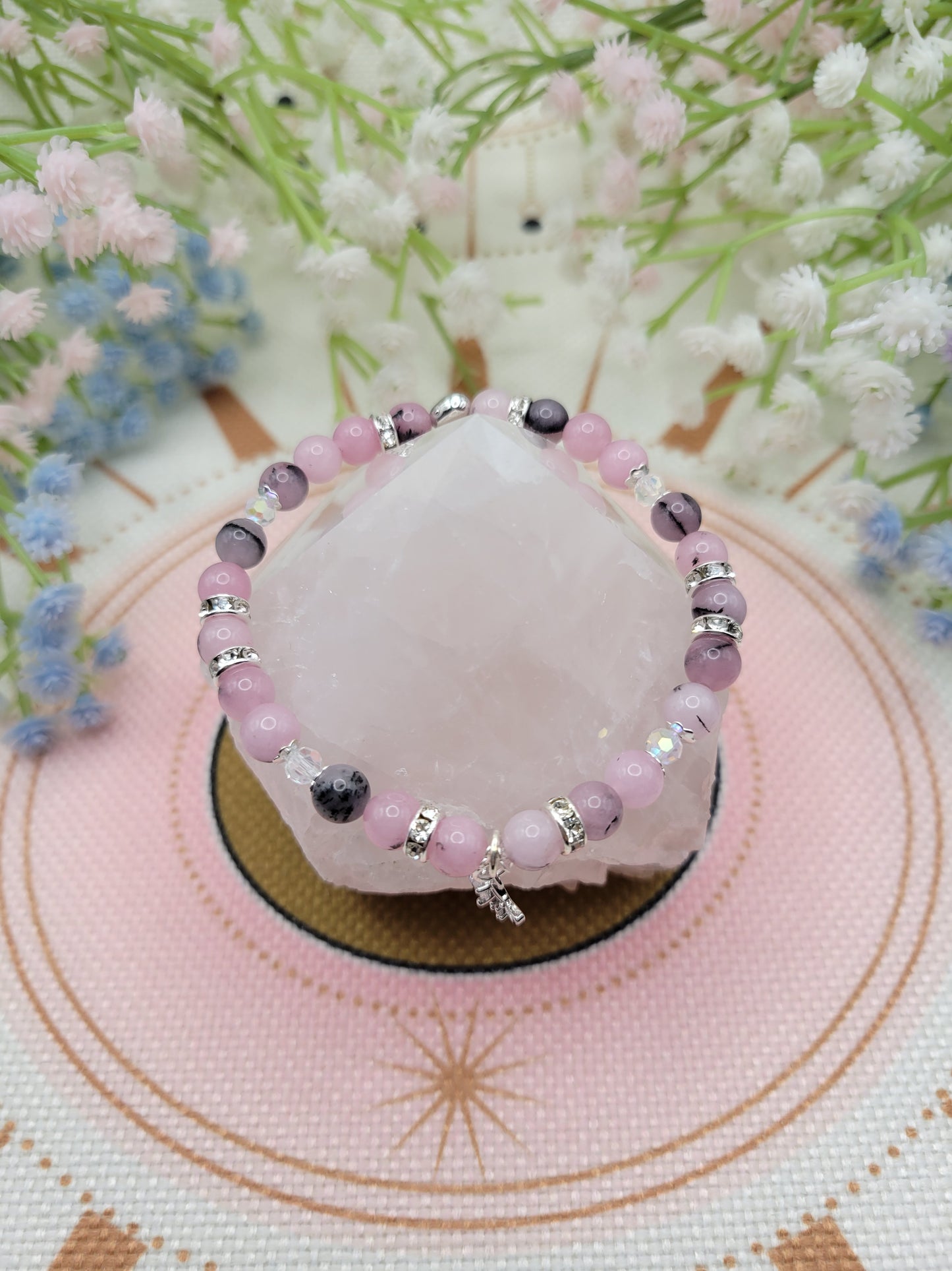 SV32 Icy Rhodonite Bracelet