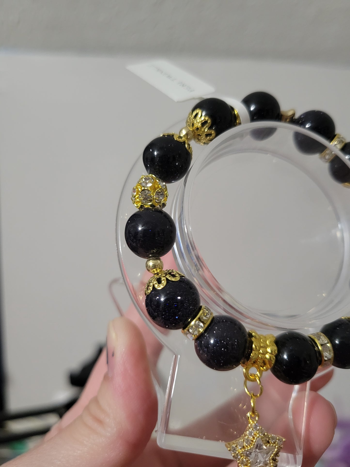 GD77 Blue Goldstone Bracelet