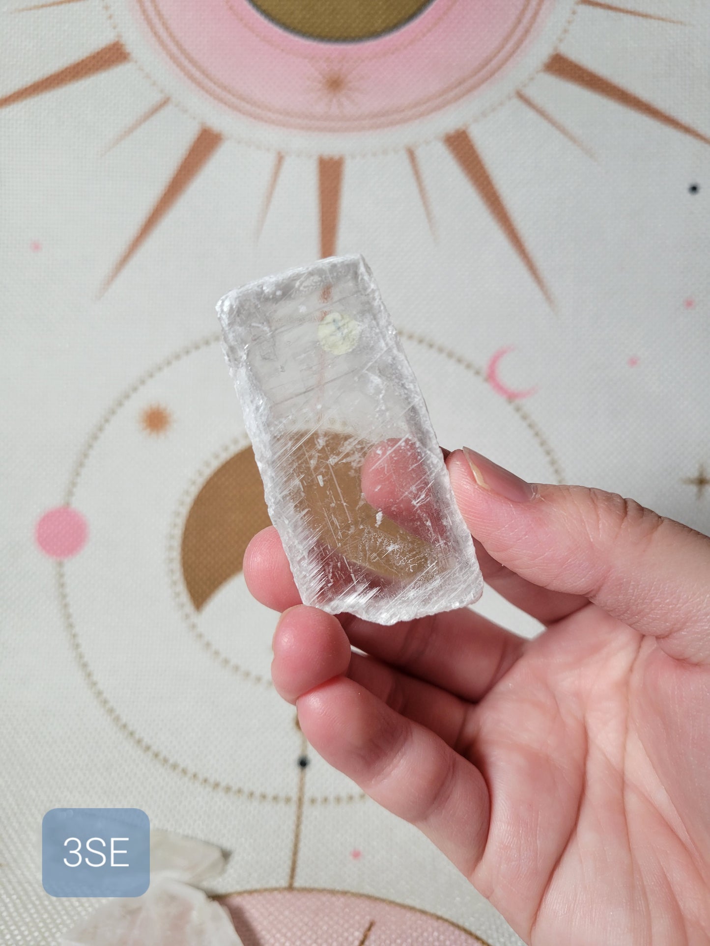 Raw Selenite Crystal Slab Piece 3SE