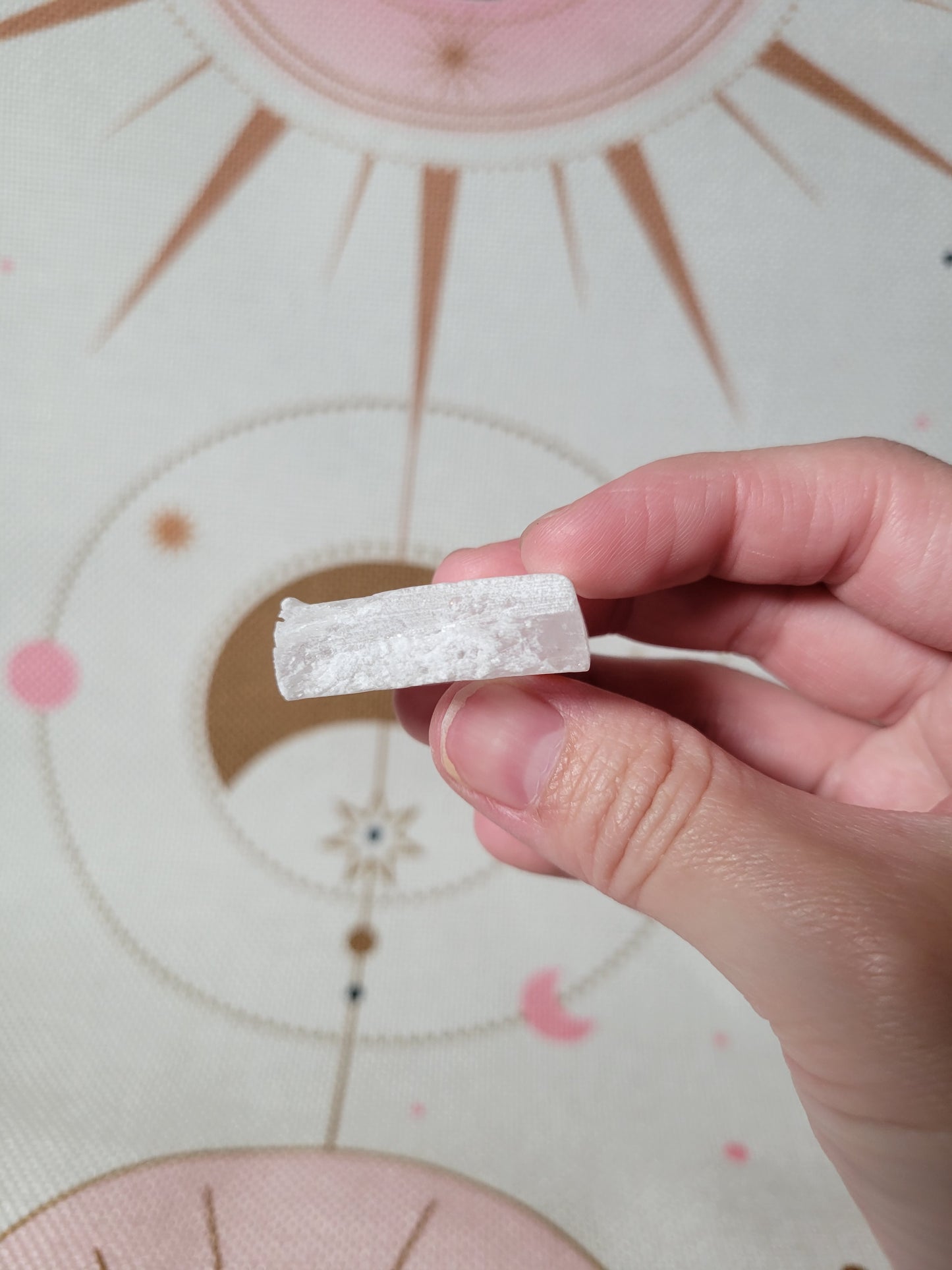 Small Raw Selenite Crystal Slab Piece 2SF