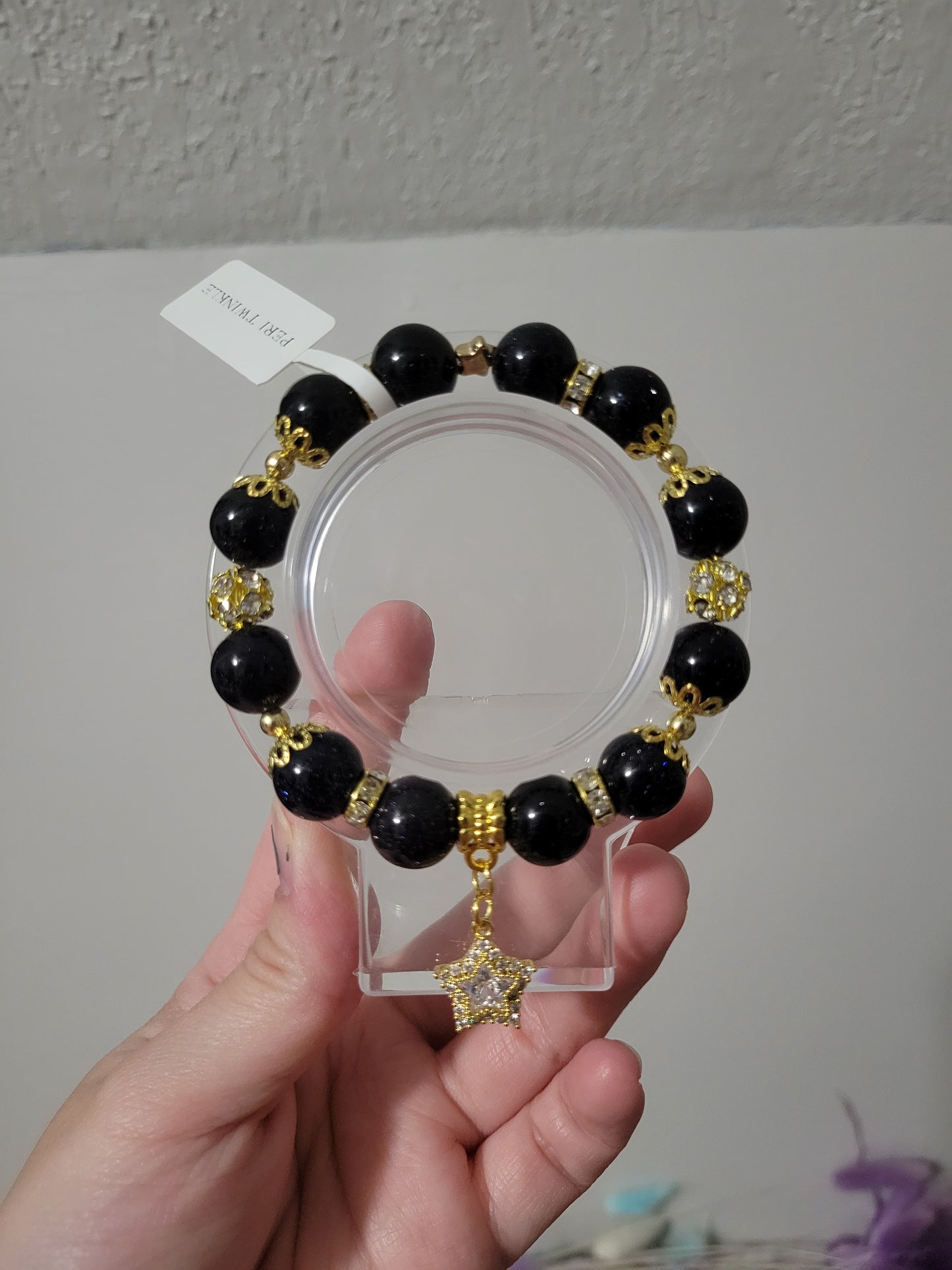 GD77 Blue Goldstone Bracelet