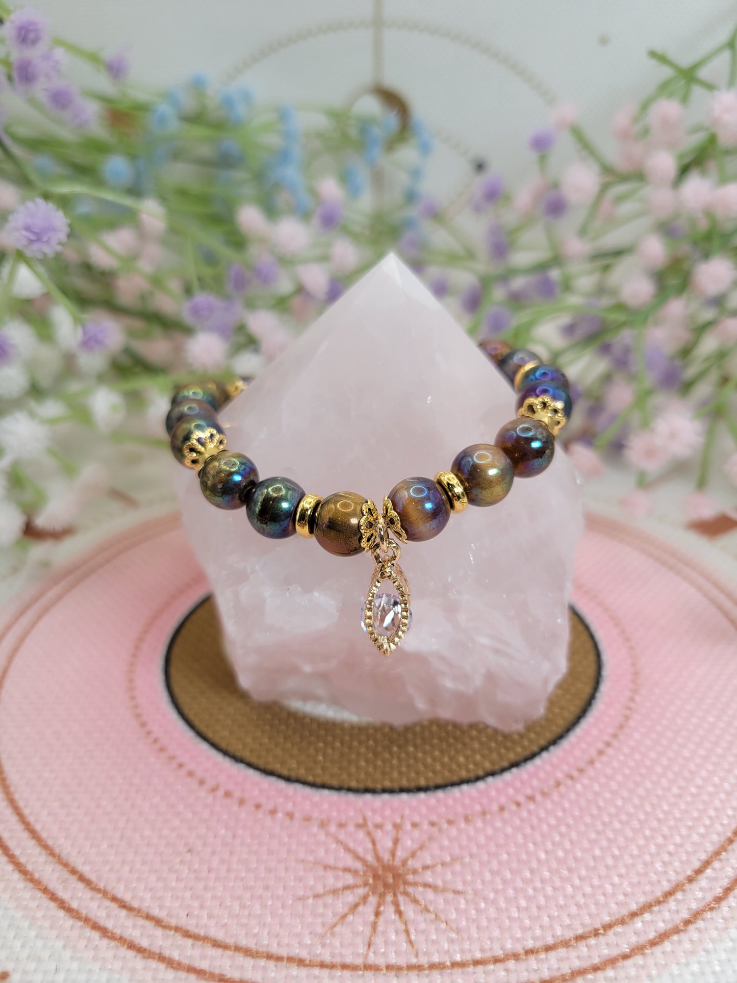 GD4 Aura Tiger's Eye Bracelet