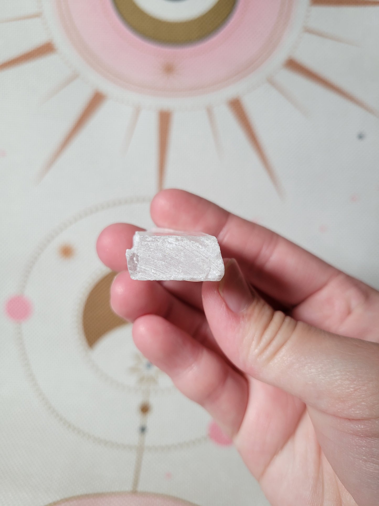 Small Raw Selenite Crystal Slab Piece 2SF