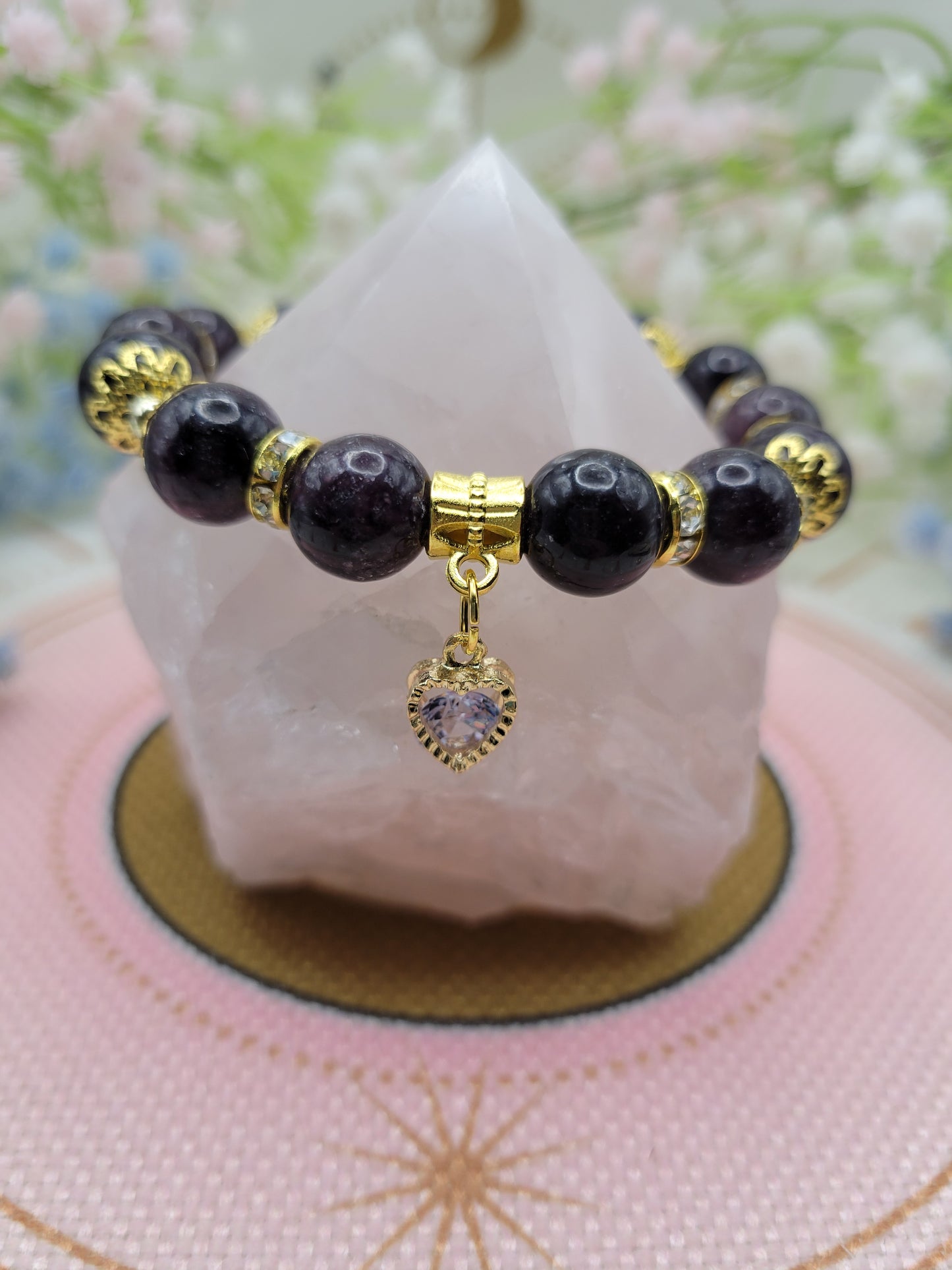 GD46 Lepidolite Purple Mica Bracelet