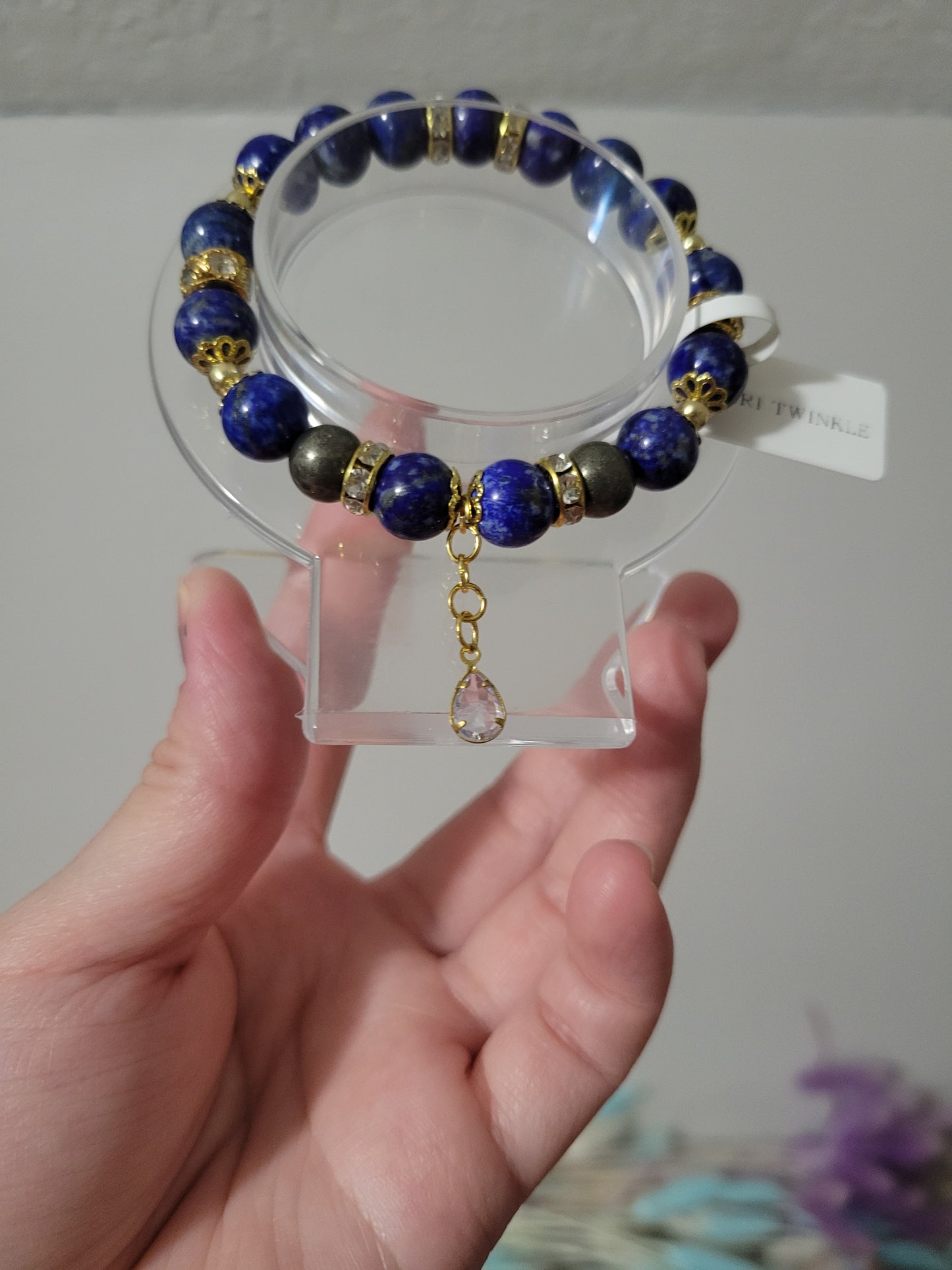 GD78 Lapis Lazuli and Pyrite Bracelet