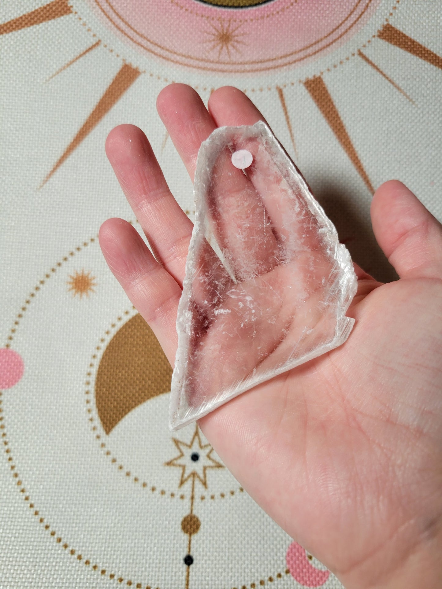 Large Raw Selenite Crystal Slab Piece 10SE