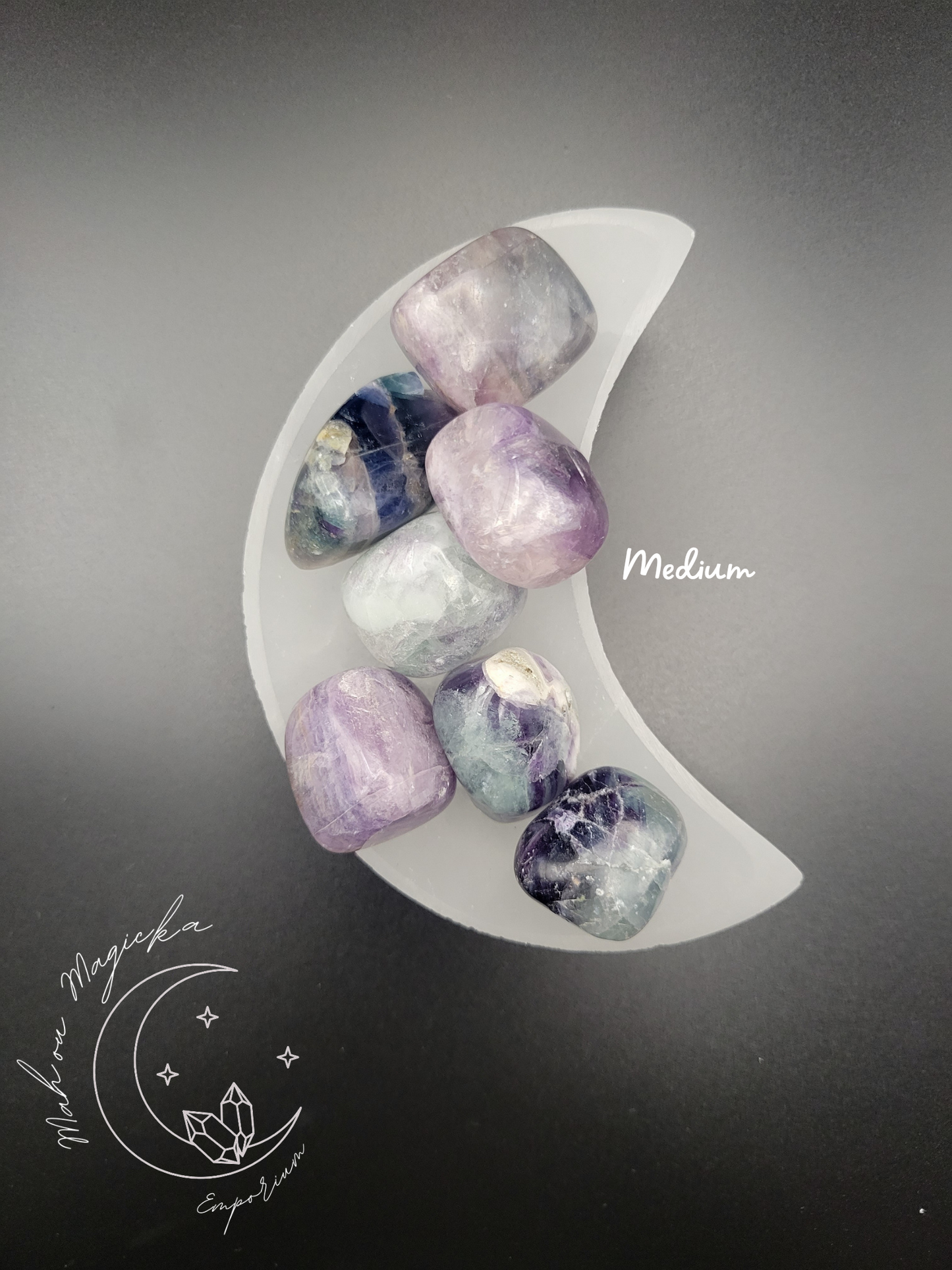 Rainbow Fluorite Tumble Crystal