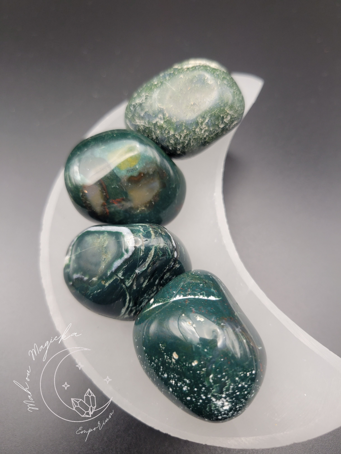 Moss Agate Tumble Crystal