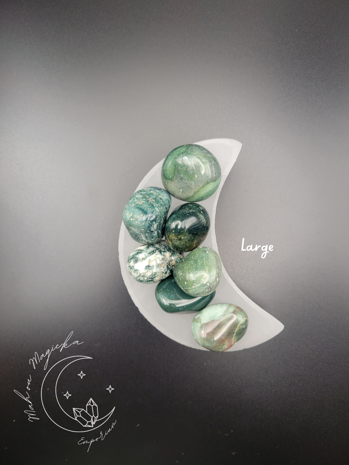 Moss Agate Tumble Crystal