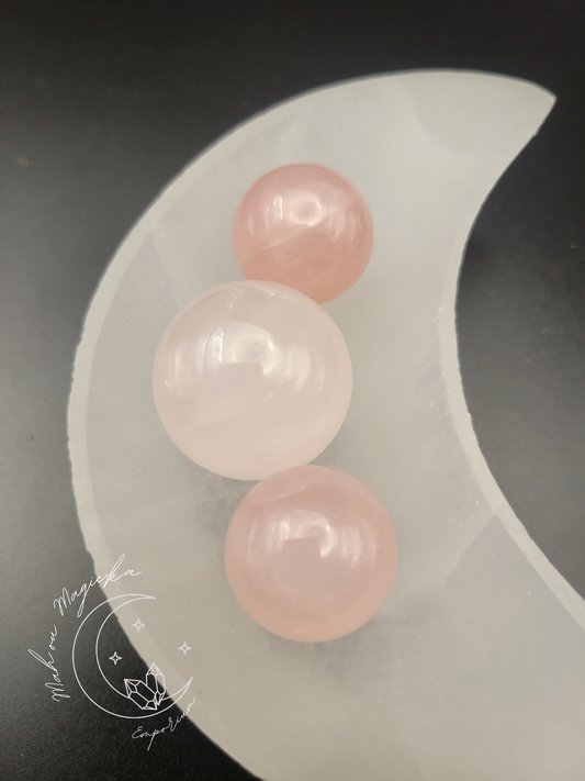 Rose Quartz Spheres