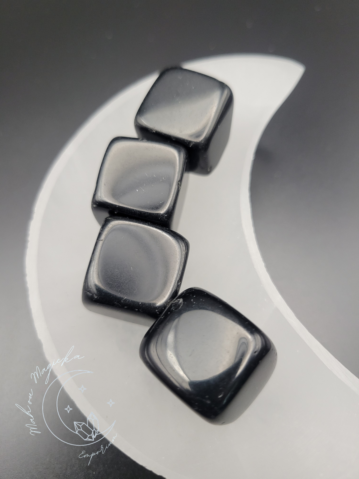 Black Obsidian Cubes