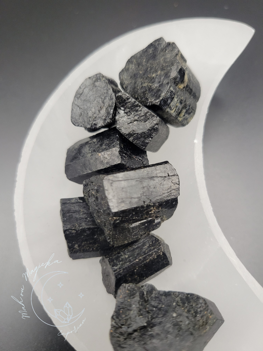 Raw Black Tourmaline Chunk Crystal