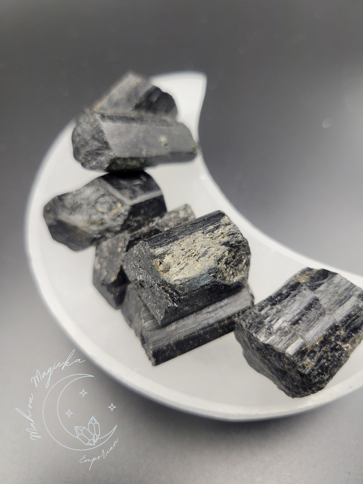 Raw Black Tourmaline Chunk Crystal