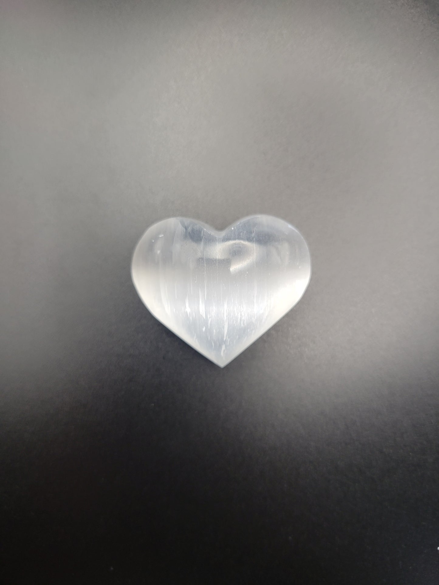 Small Puffy Satin Spar Heart Carvings