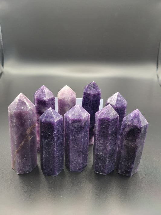 Lepidolite Purple Mica Points