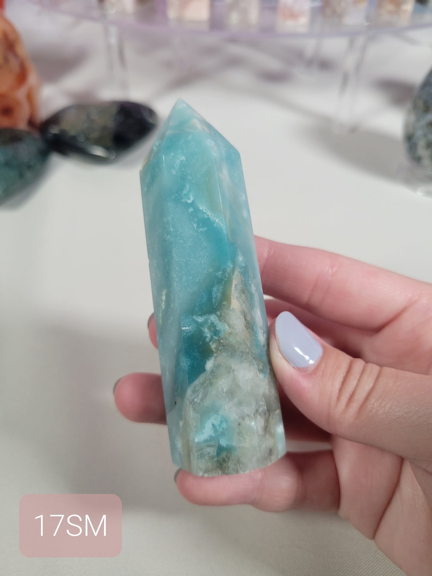 Sky Blue Quartz Points