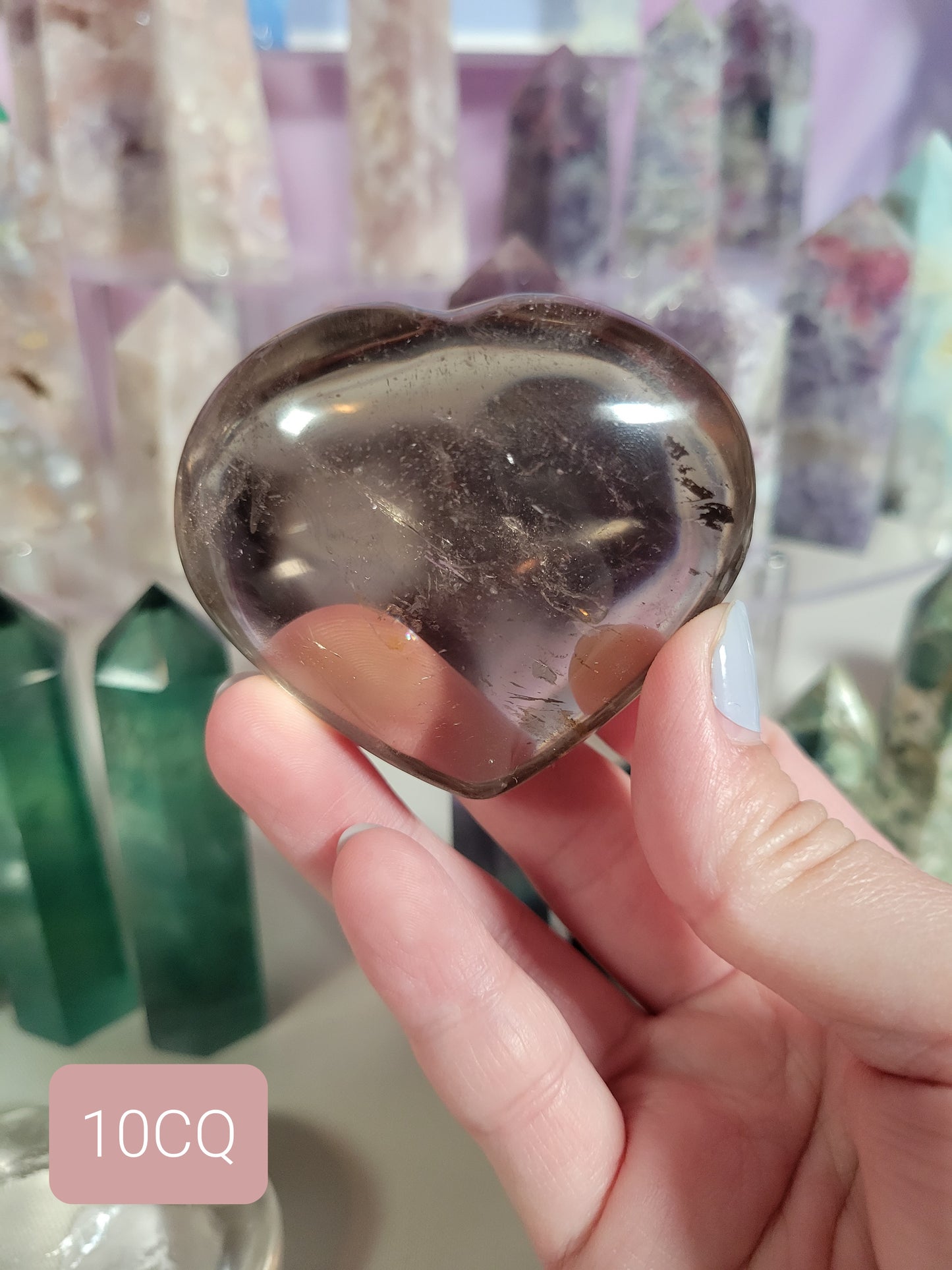 Smoky Quartz Heart 10CQ