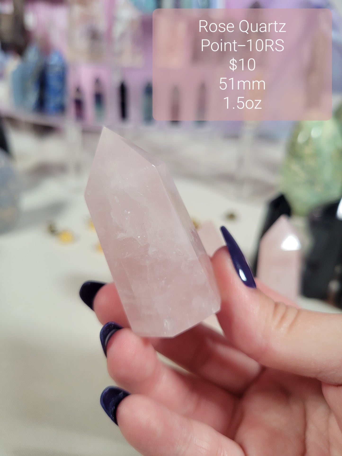 Small Rose Quartz Point