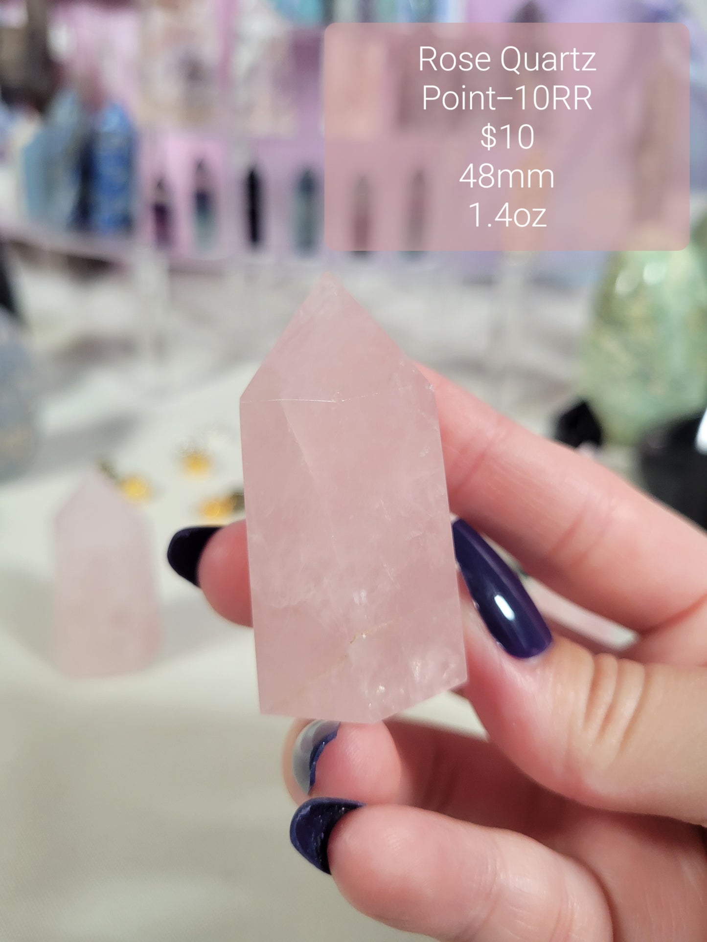 Small Rose Quartz Point