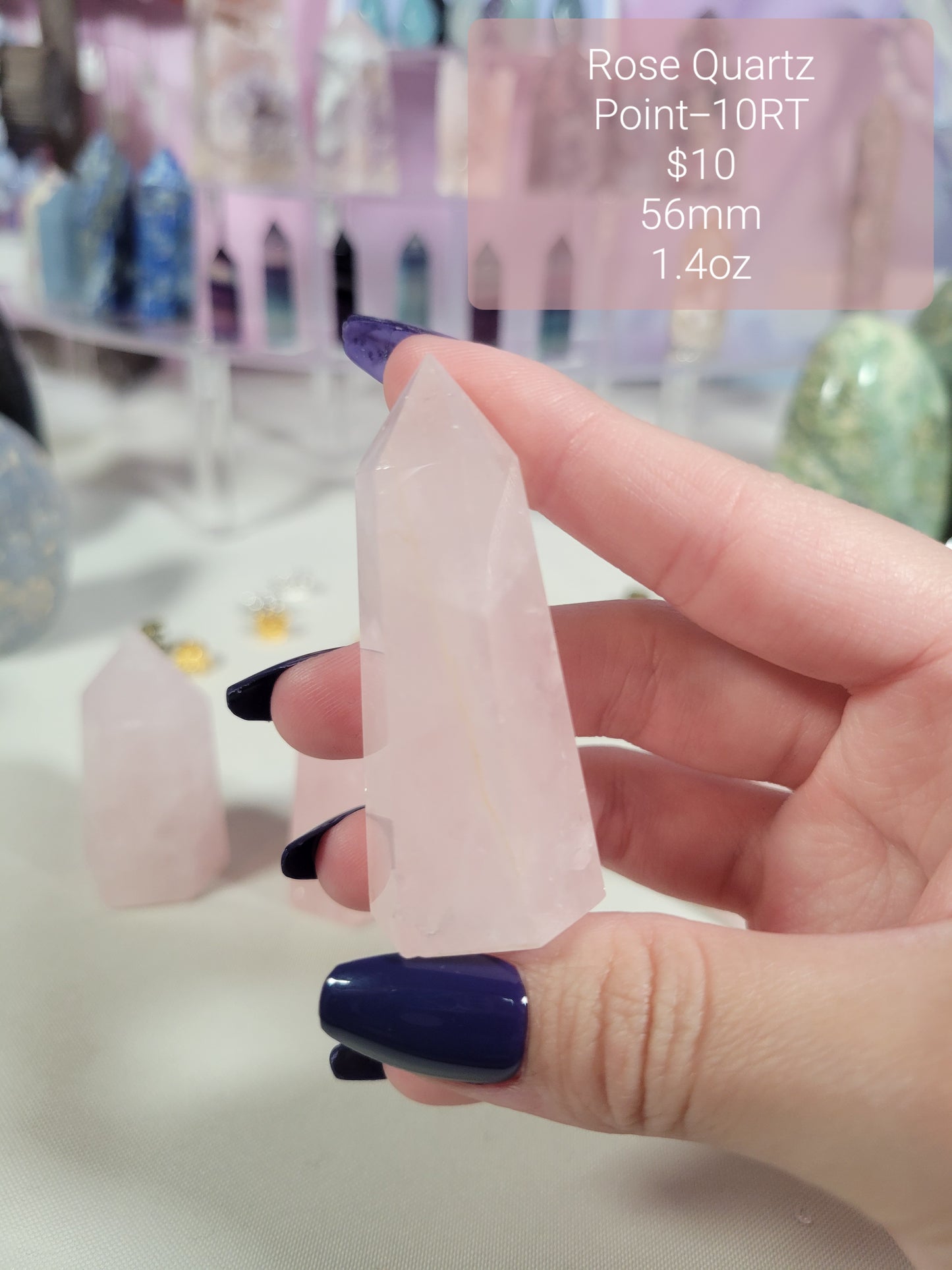 Small Rose Quartz Point