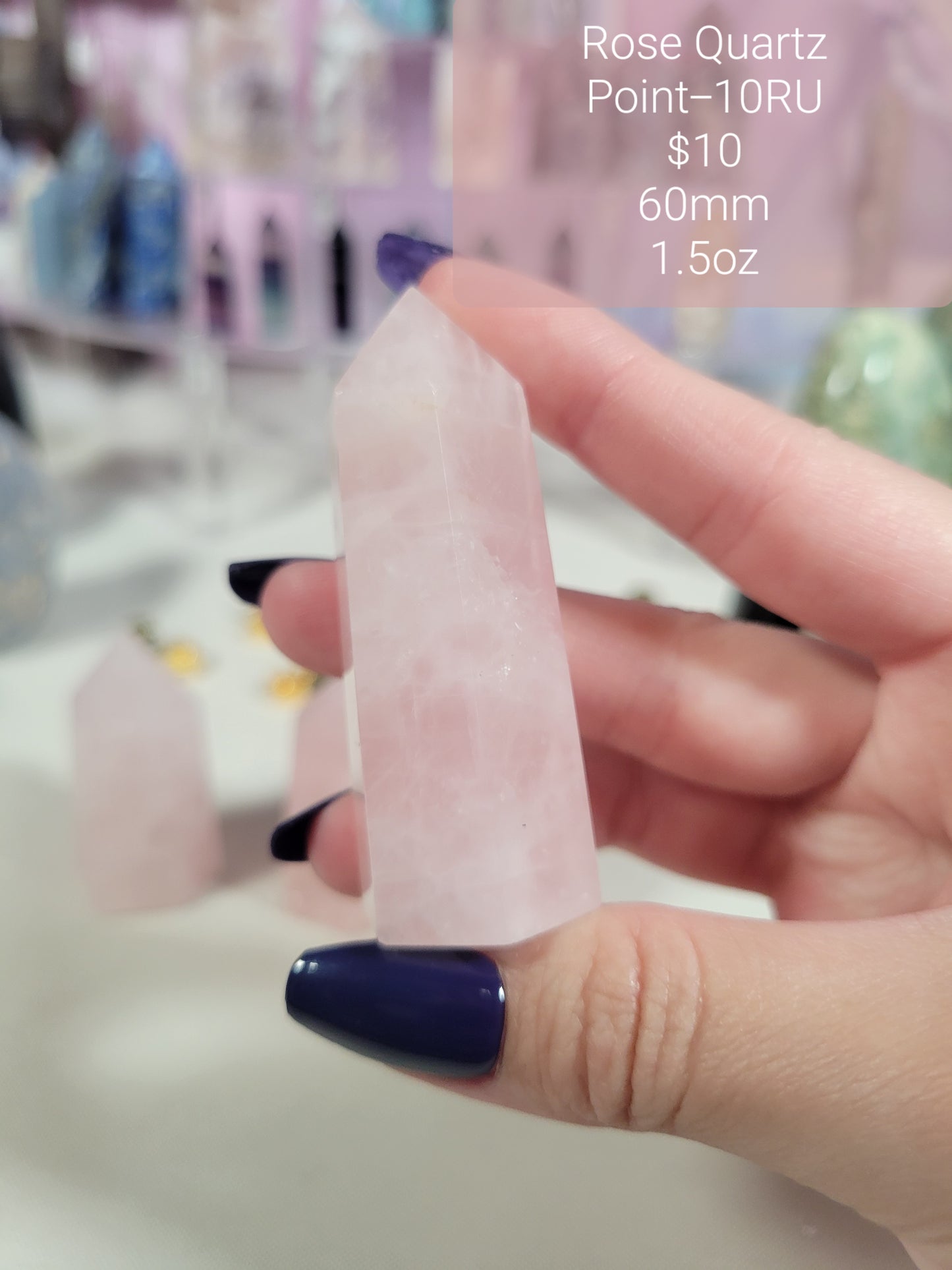 Small Rose Quartz Point