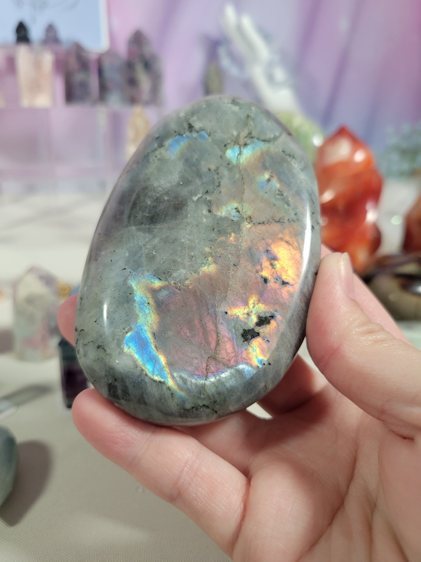 Labradorite Palmstone 21LB