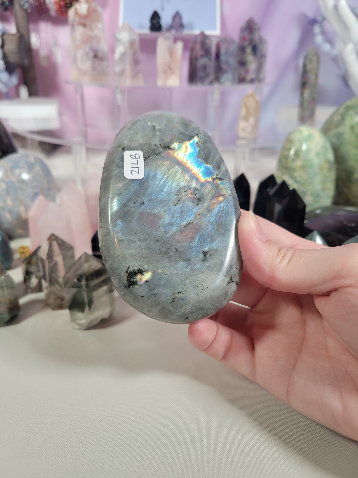 Labradorite Palmstone 21LB