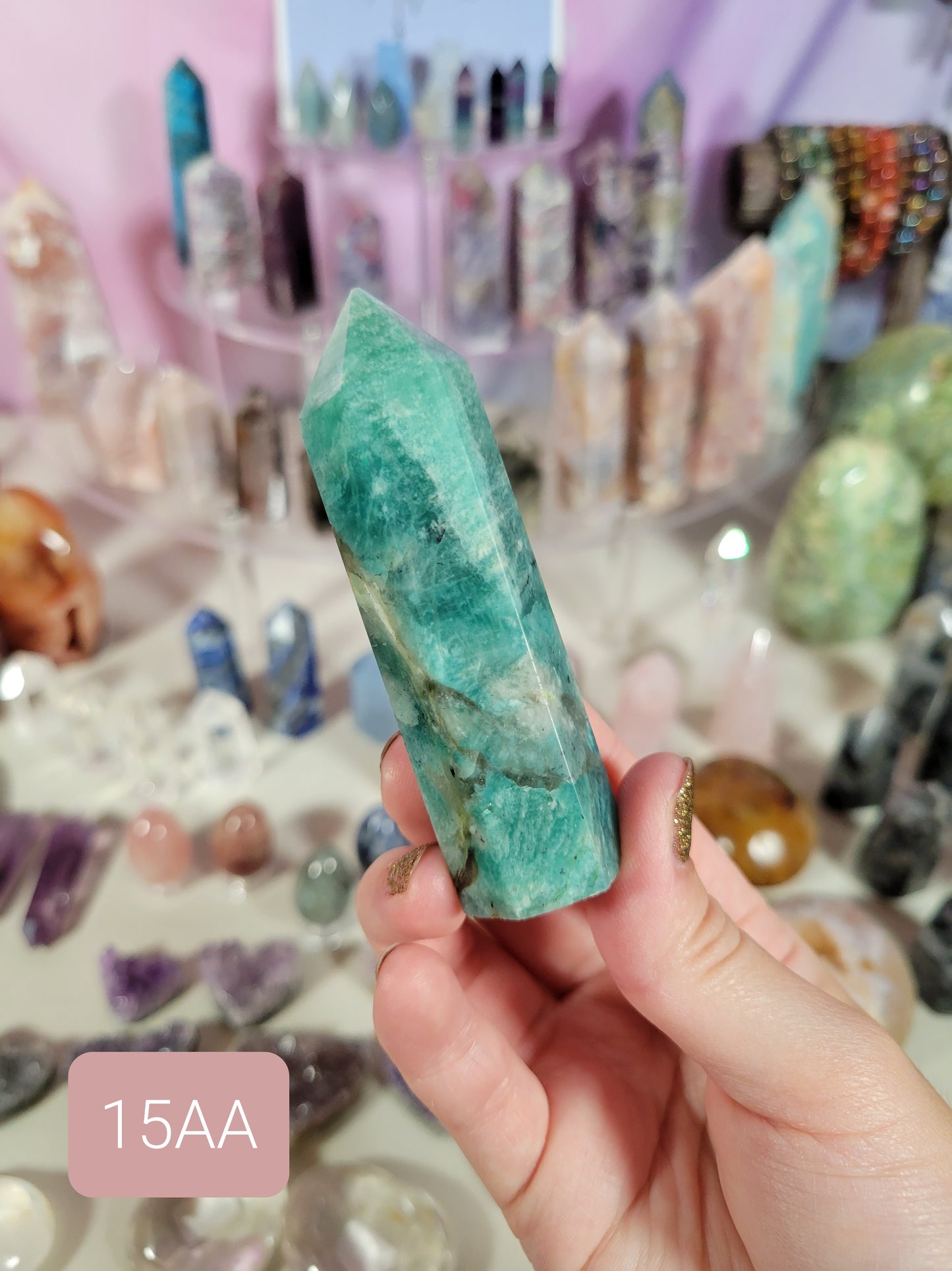 Amazonite Point 15AA