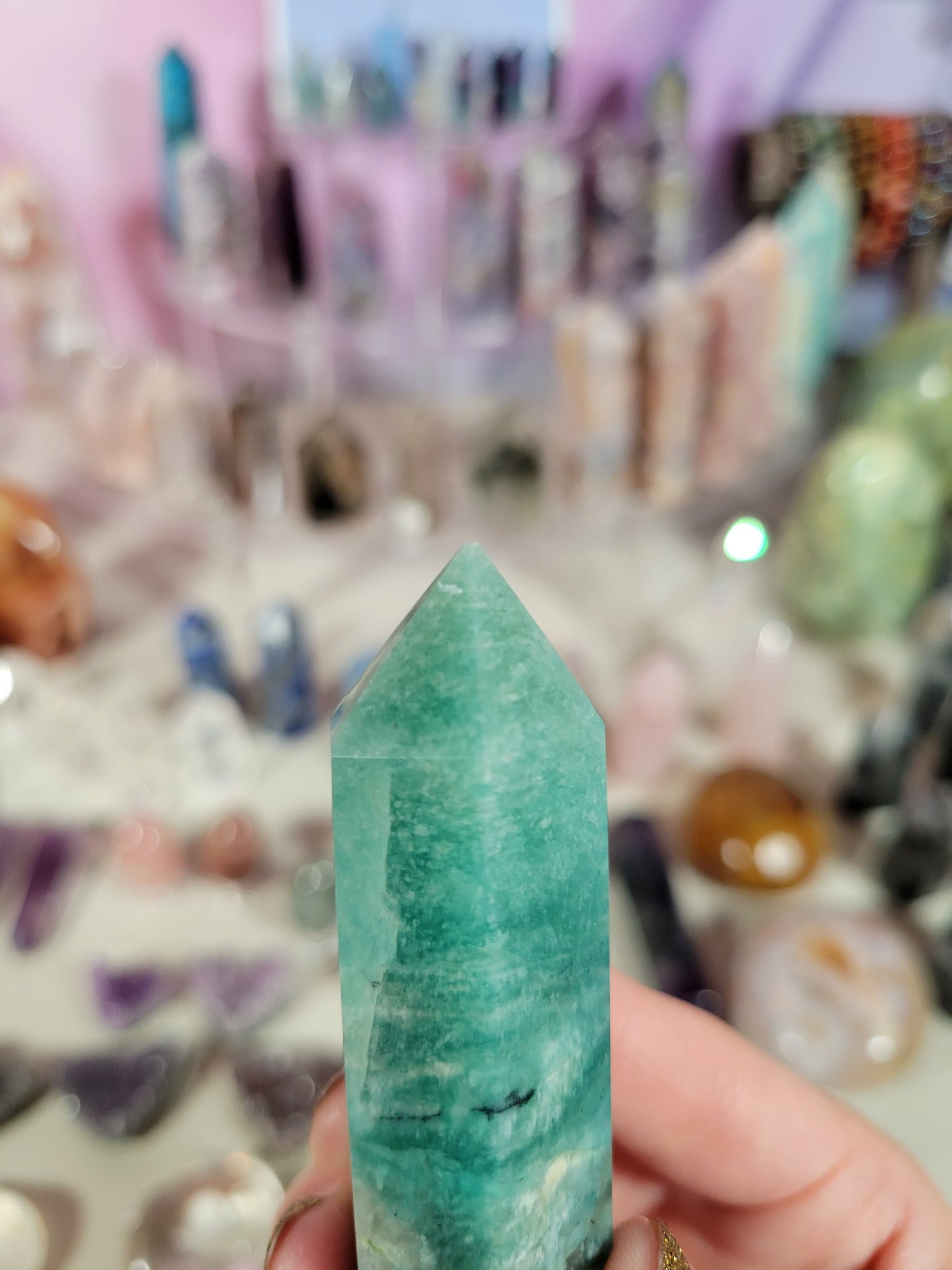 Amazonite Point 15AA