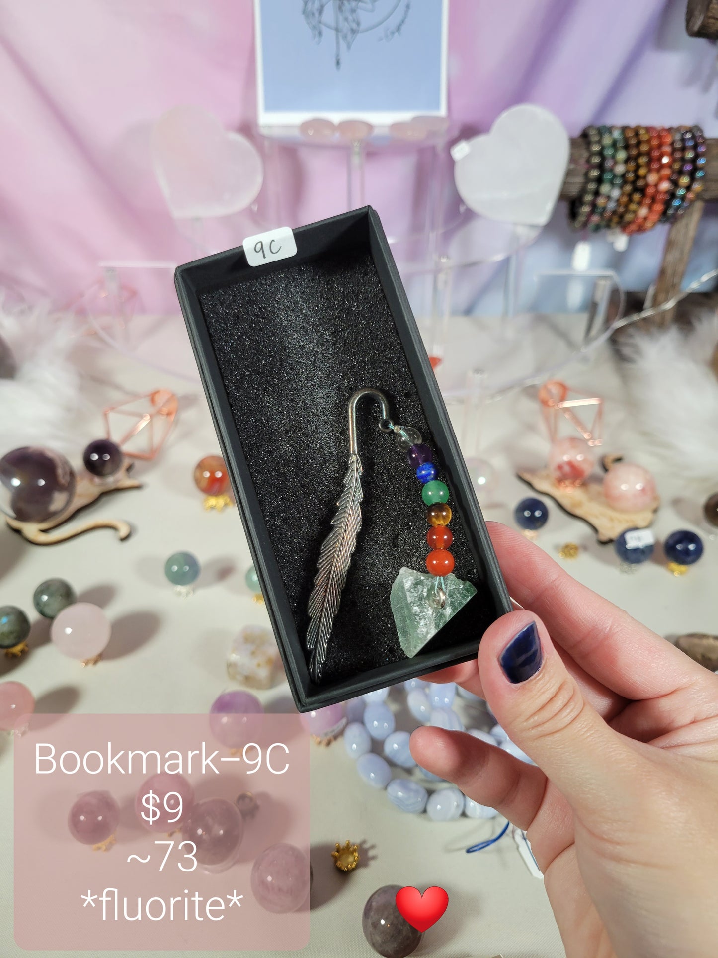 Raw Crystal Bookmark 9C