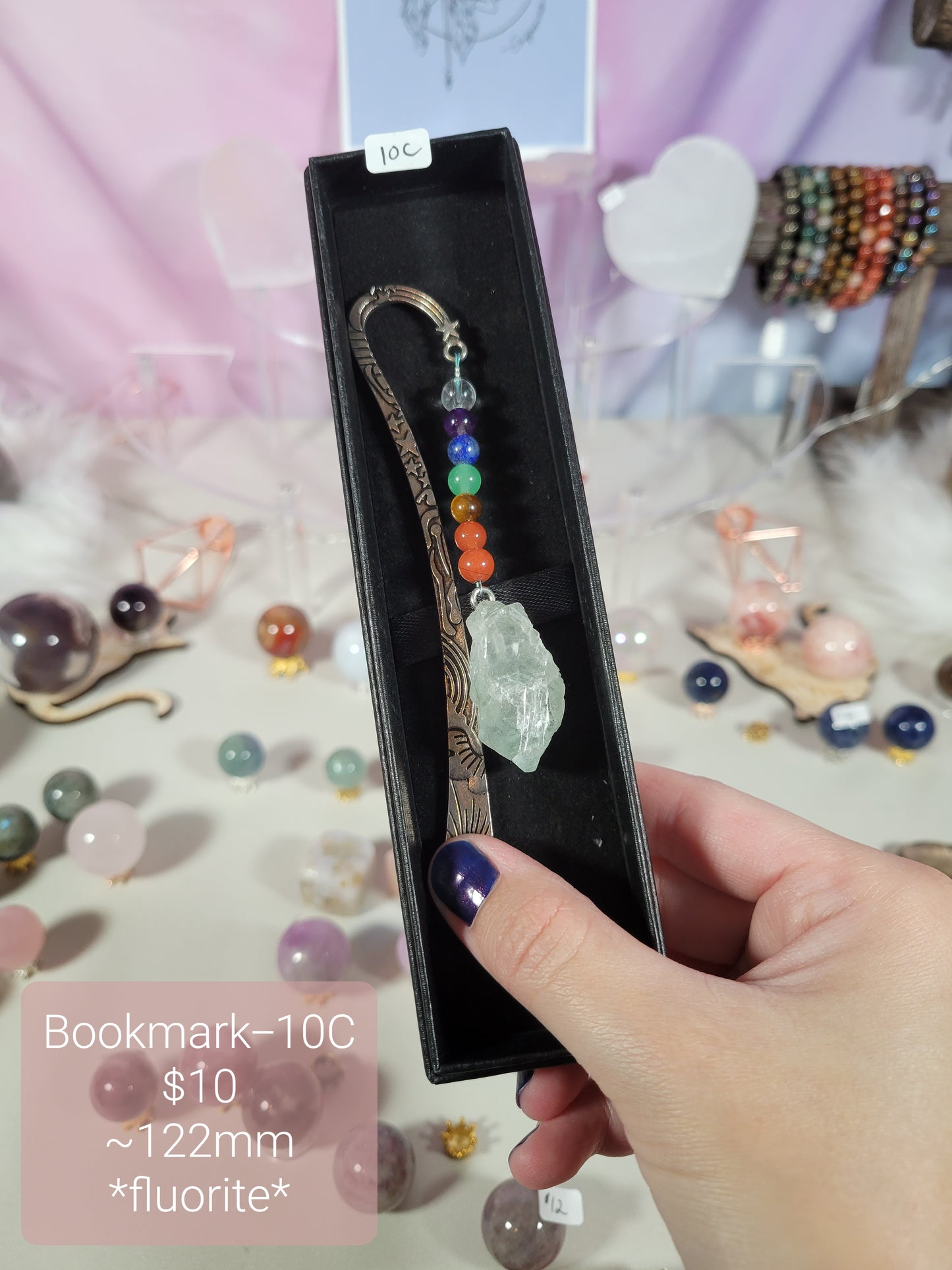 Raw Crystal Bookmark 10C