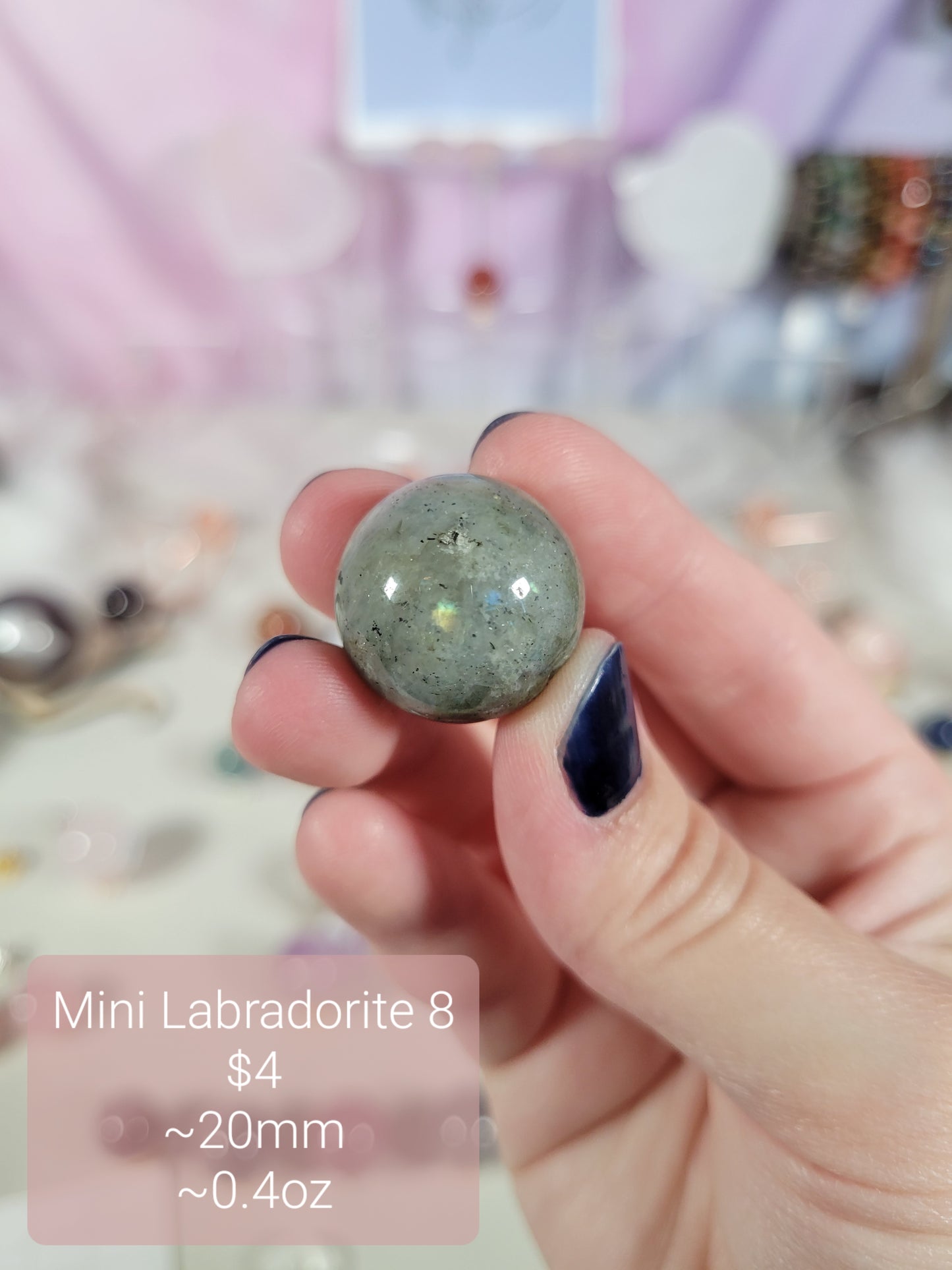 Mini Labradorite Spheres