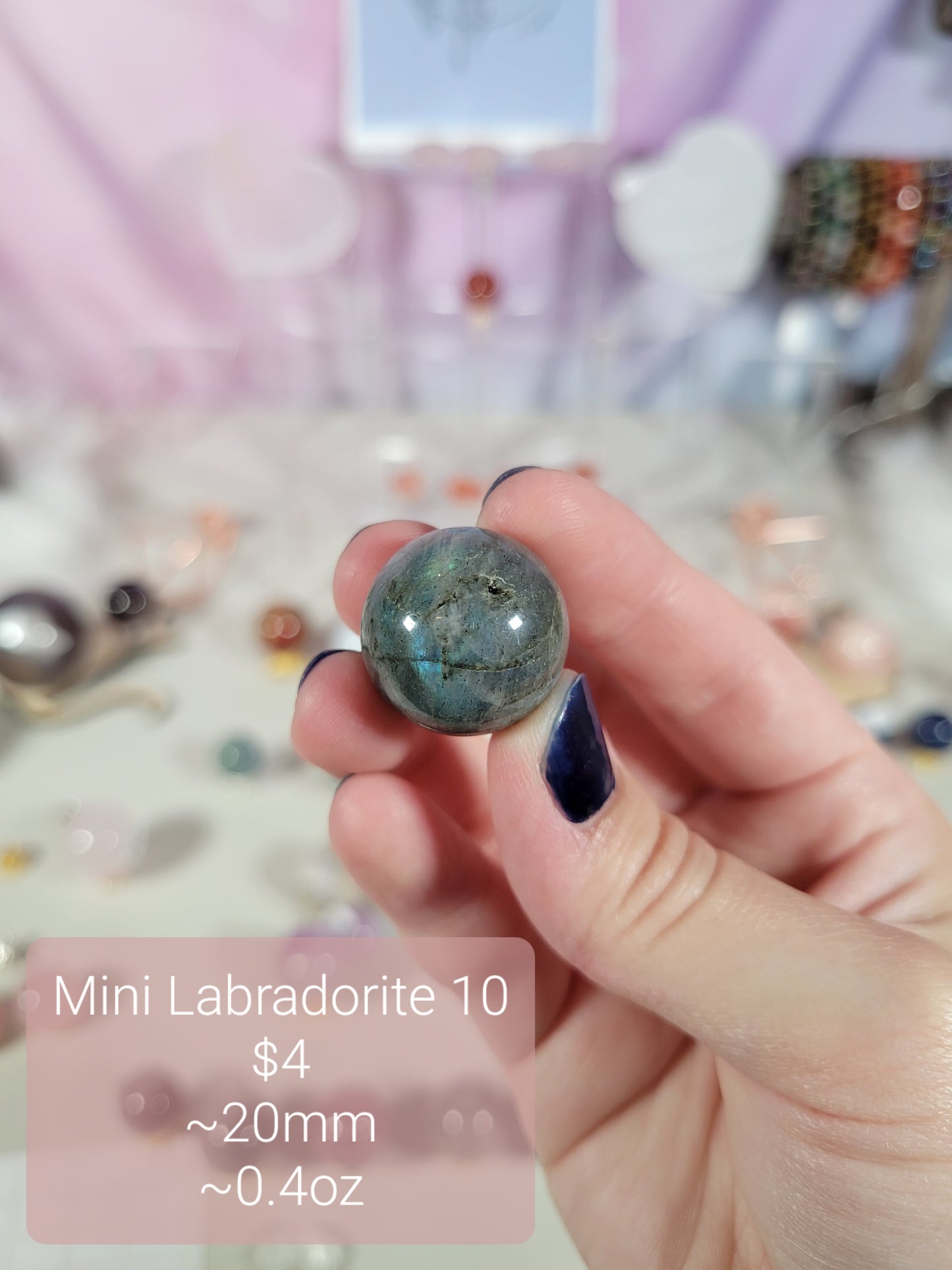 Mini Labradorite Spheres