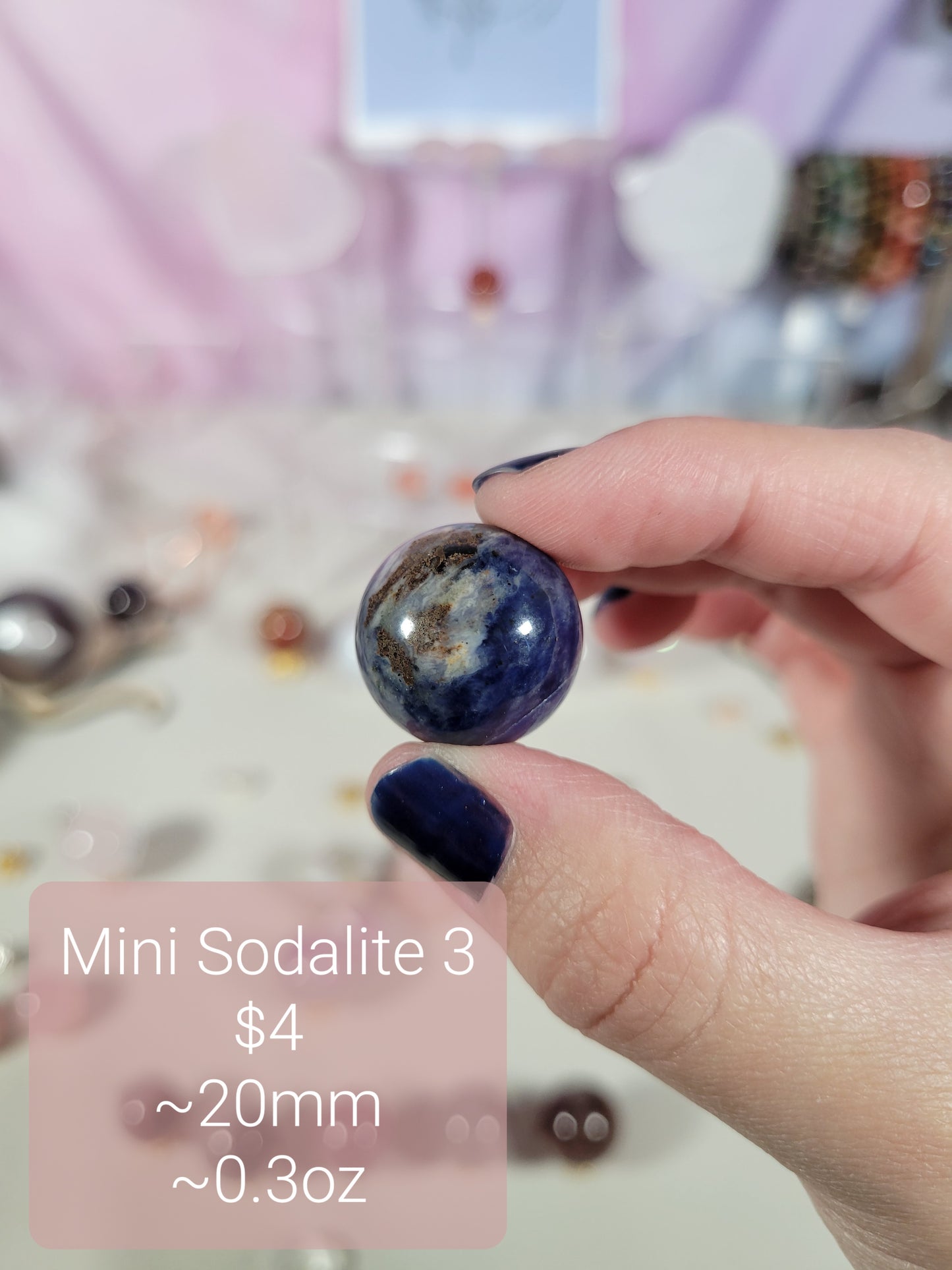 Small Sodalite Spheres