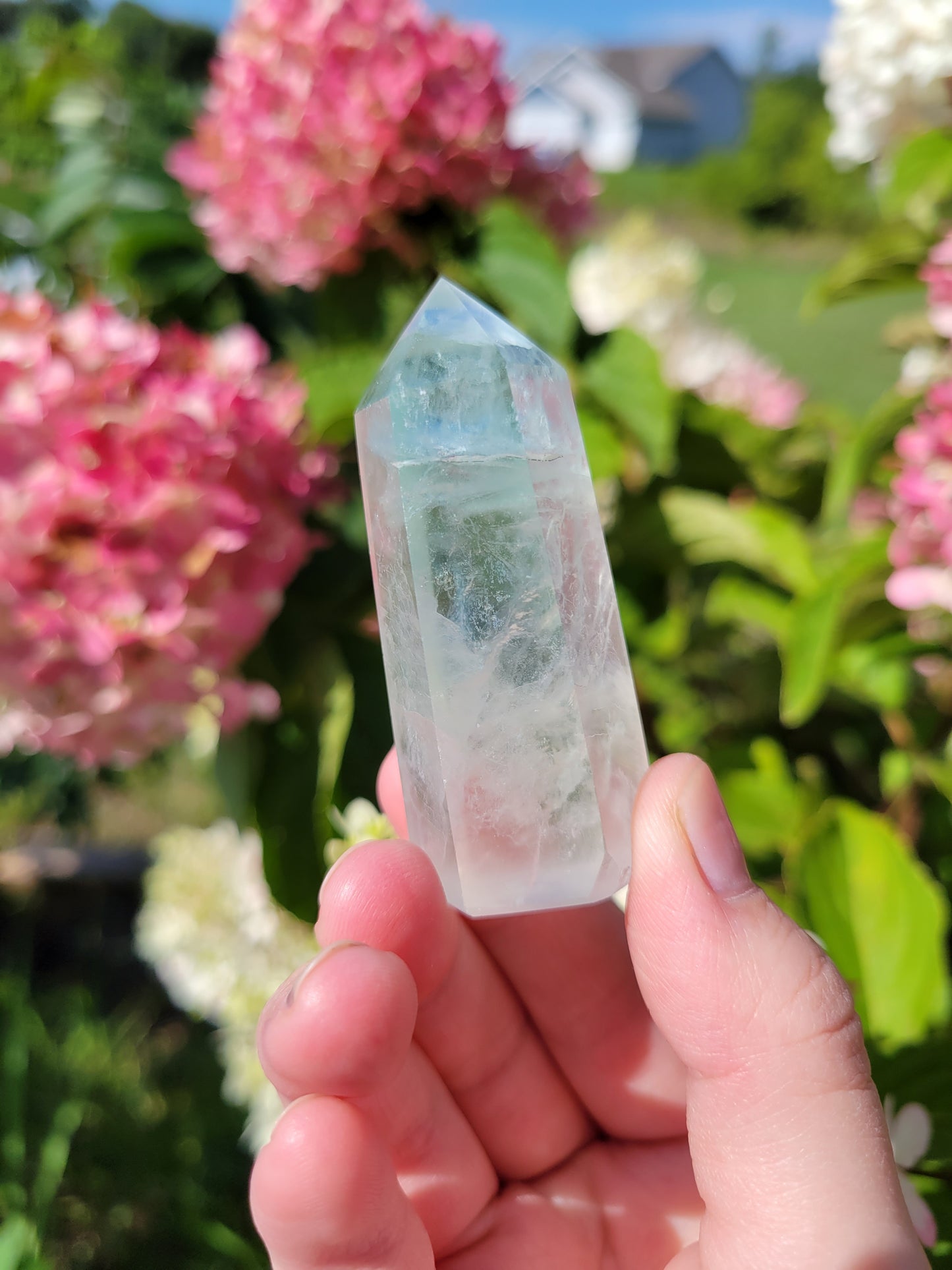 Light Green Fluorite Point 12H