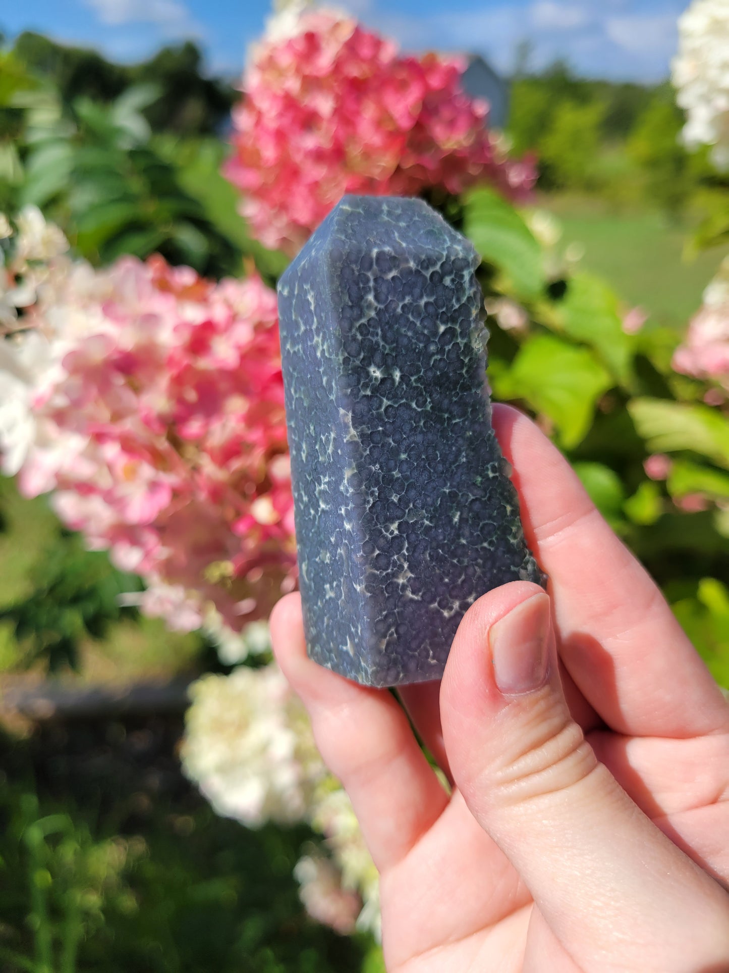 Druzy Grape Agate Point 30GP