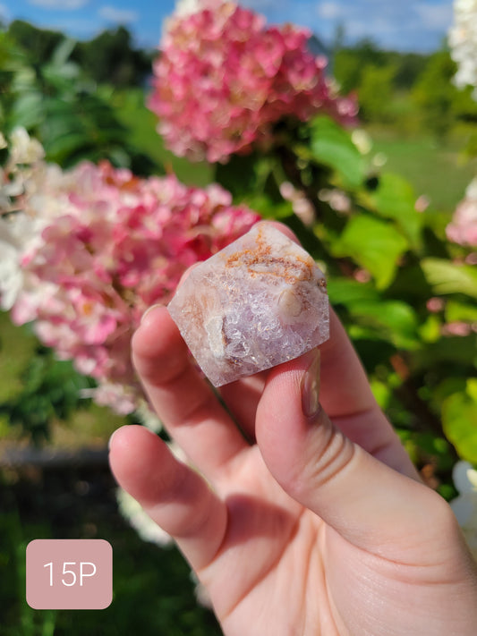 Small Pink Amethyst Freeform HIGH QUALITY 15P