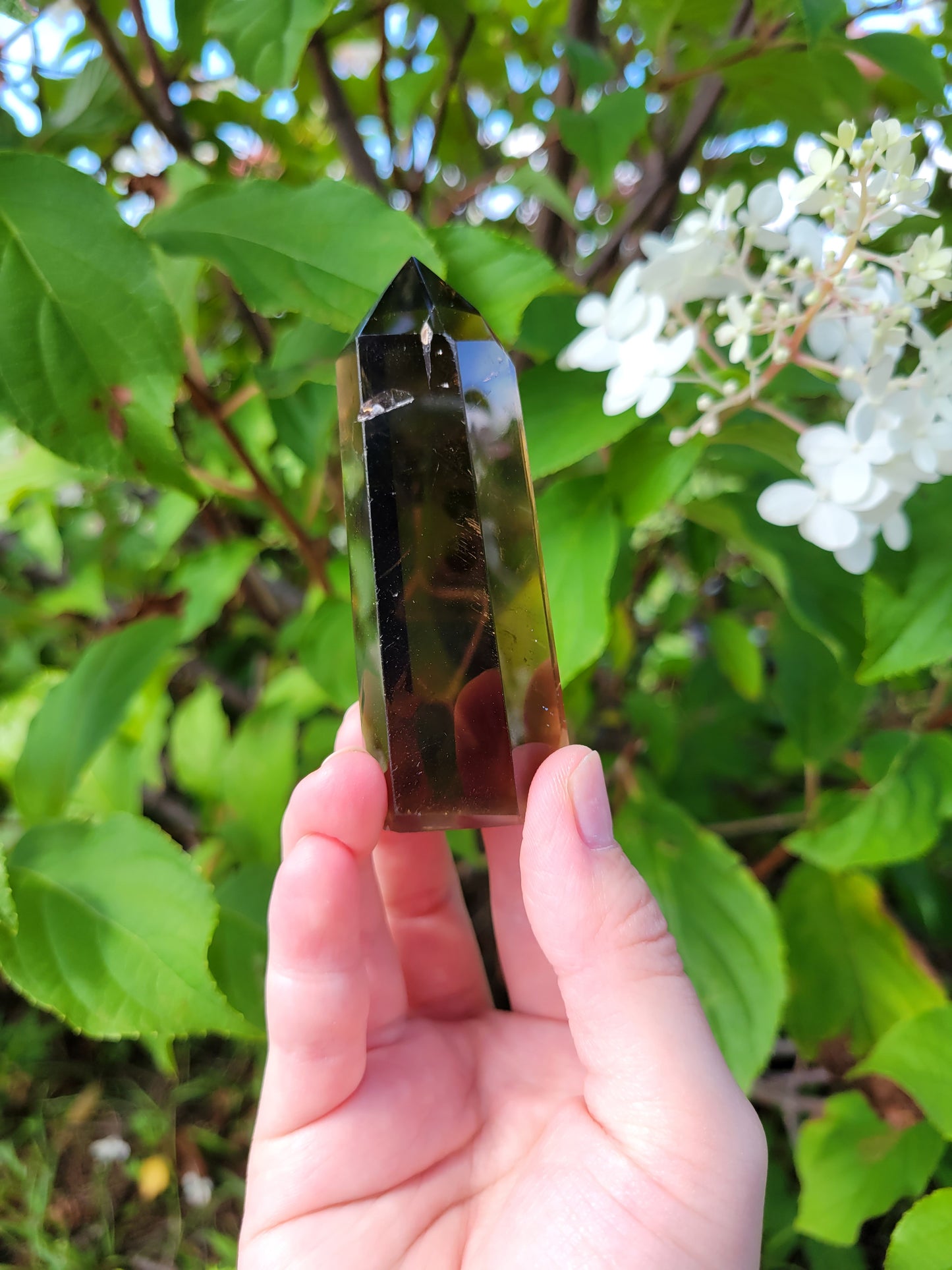 Smoky Quartz Point 22SM