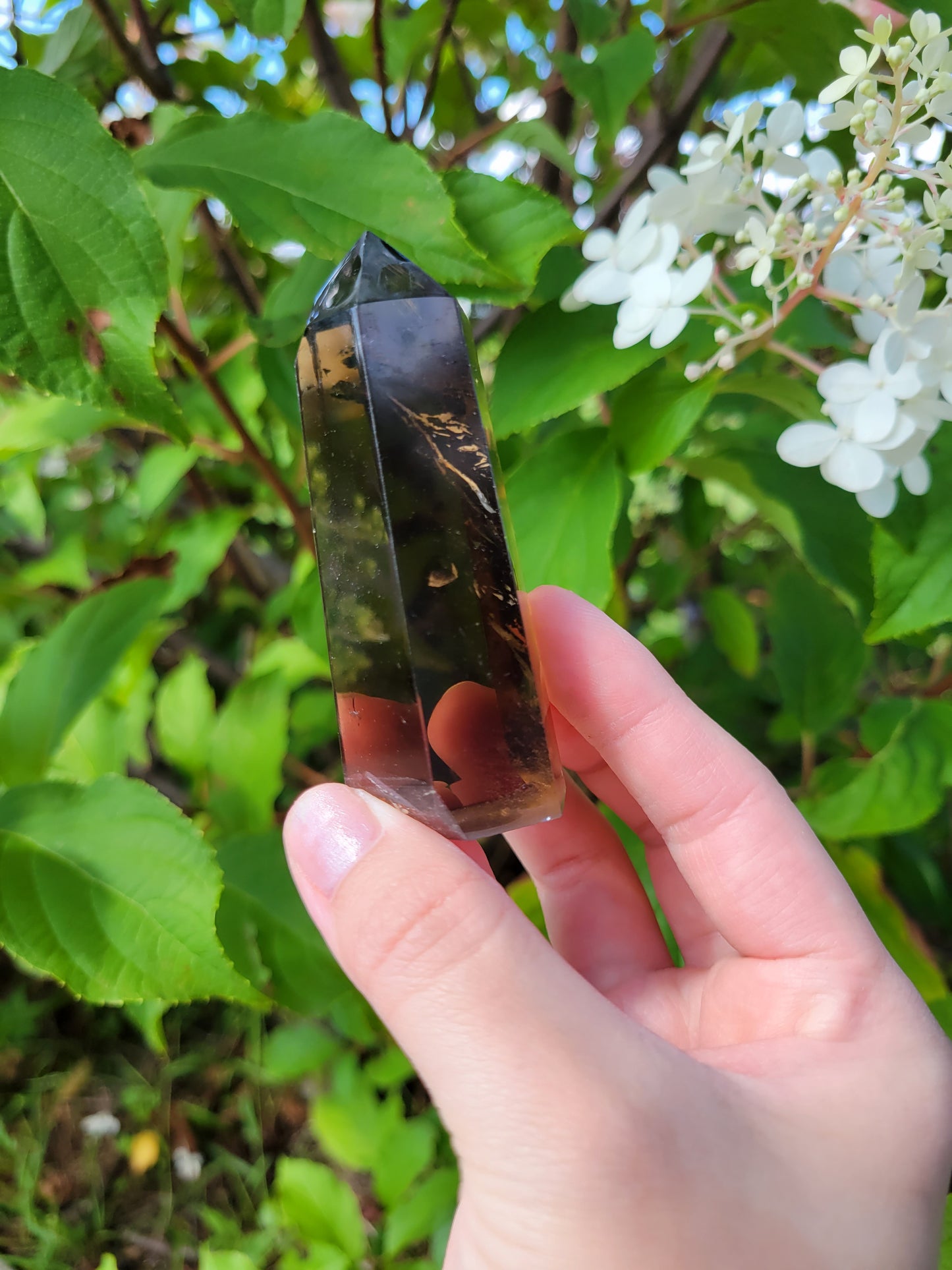 Smoky Quartz Point 22SM