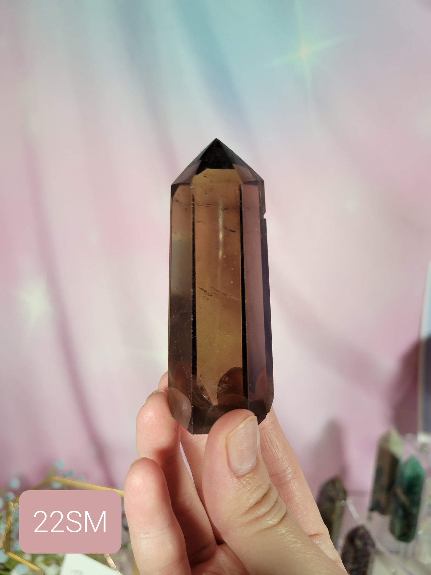 Smoky Quartz Point 22SM