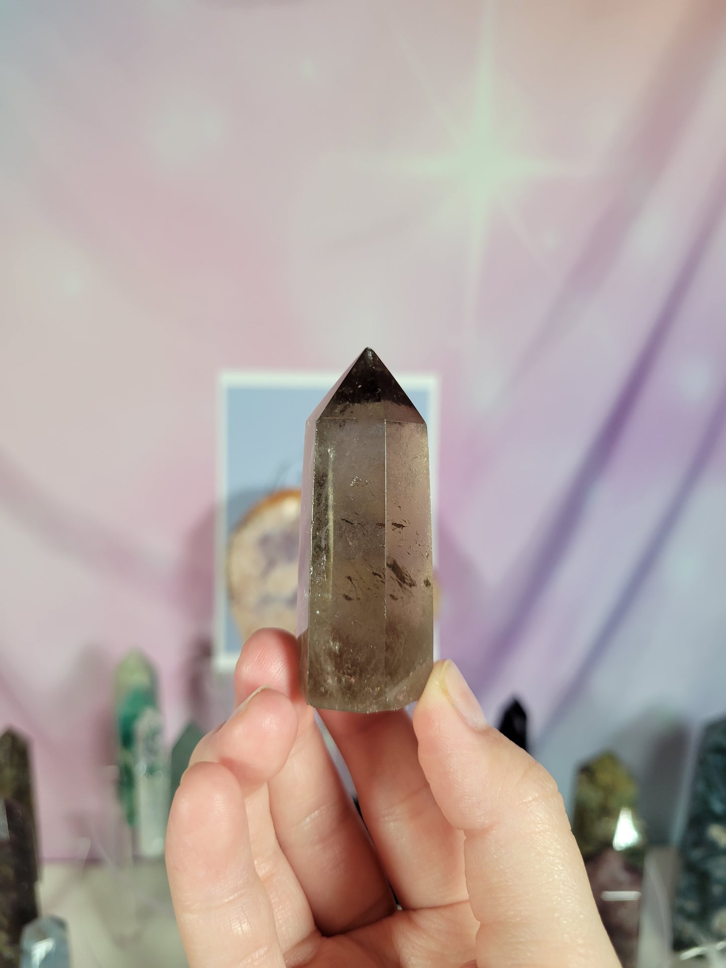 Smoky Quartz Point 12SM