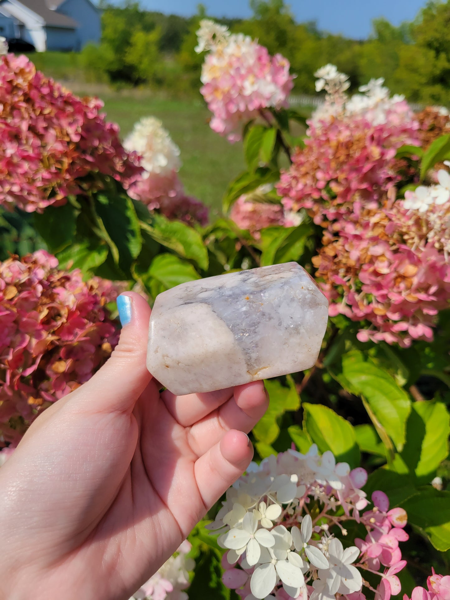 Pink Amethyst Flower Agate Freeform 35FF