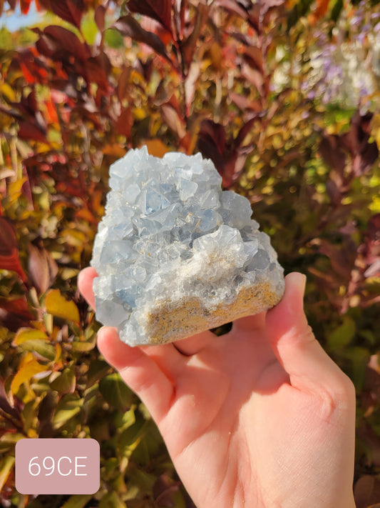 Celestite Celestine Raw Cluster Specimen 69CE