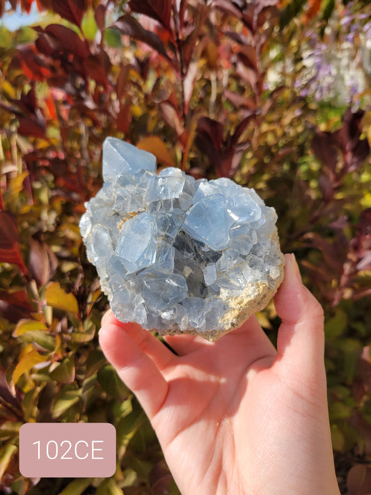 Celestite Celestine Raw Cluster Specimen 102CE