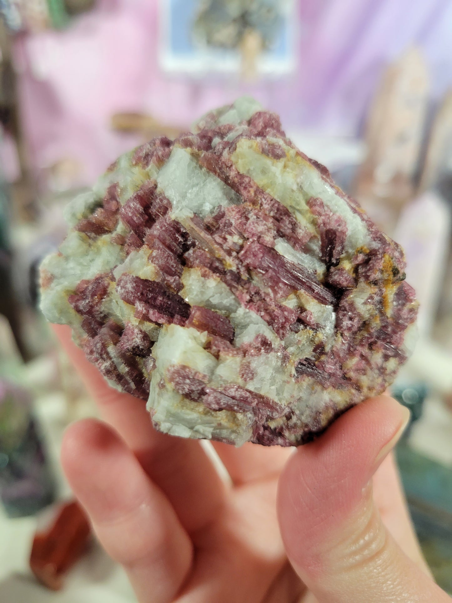 Raw Pink Tourmaline Chunk 6PK